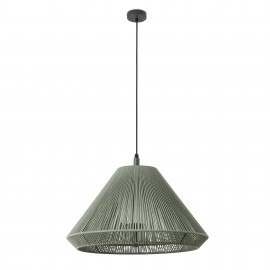 Faro Saigon Out Colgante C70 Verde  Tapa Cono
