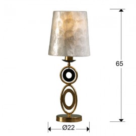 Schuller, Sobremesa Eden Oro Y Nacar Led 10W 1L 716153
