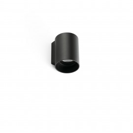 Faro Kov Aplique Redondo Negro Led 6w 3000k 34°