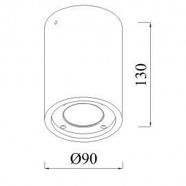 Mantra, Mantra Foco LEVI Techo IP65 7185