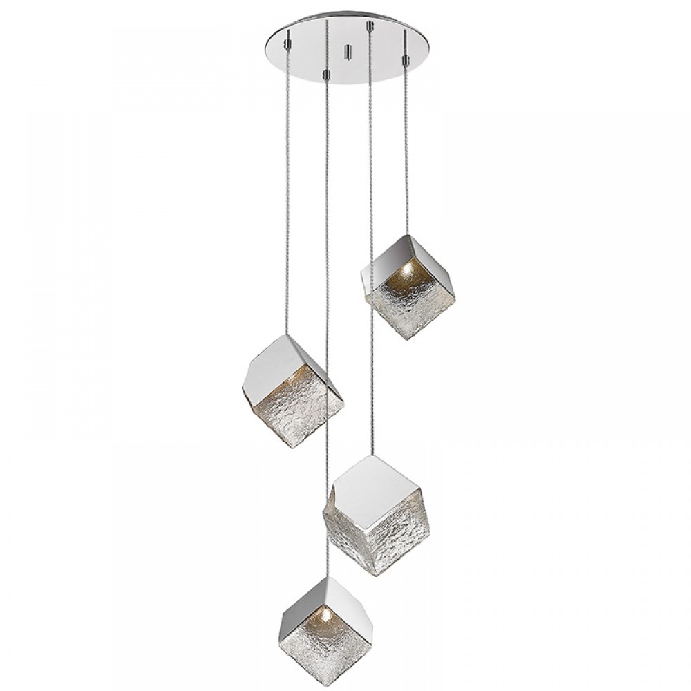 Schuller, Lampara Priscila 4 Luces Cromo 720410