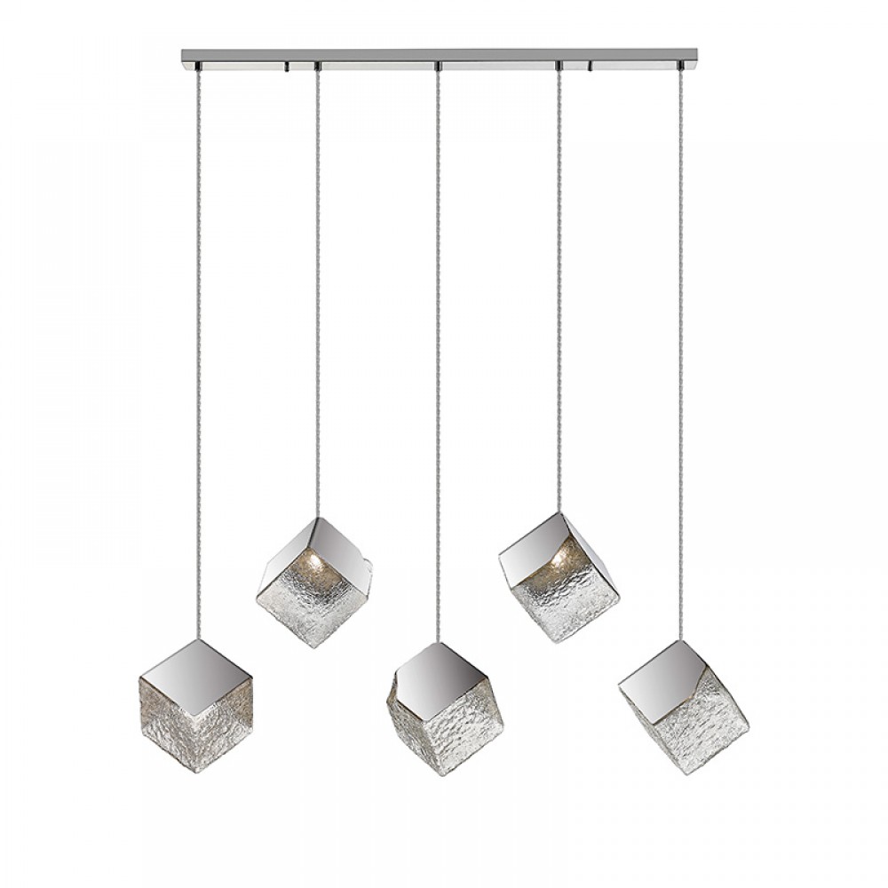 Schuller, Lampara Priscila 5 Luces Cromo 720588