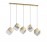Lampara Priscila 5 Luces Oro 720595