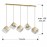 Lampara Priscila 5 Luces Oro 720595
