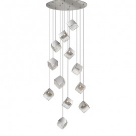 Schuller, Lampara Priscila 12 Luces Cromo 721240