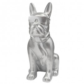Figura Bulldog Frances Grande Plata 722582