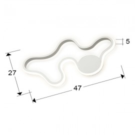 Schuller, Aplique Marea Blanco 723955