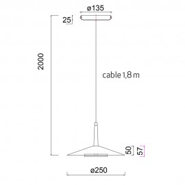 Mantra, Mantra Lámpara ORION LED 8W 3000K 7305