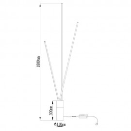 Mantra, Mantra Pie VERTICAL De Salón LED Dimable 7347