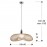 Lampara 1L Forma Cromo-Oro 735964