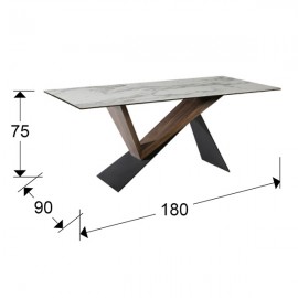 Schuller, Mesa Comedor Noa 180X90 742350