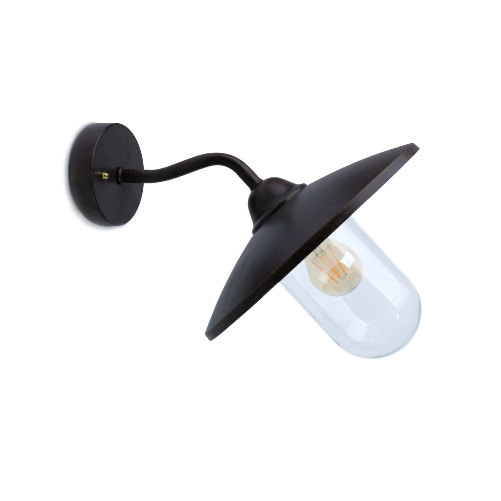 Faro, Faro Wally-2 Aplique Marron Oxido 1L Sp E27 13W 74261