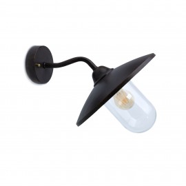 Faro Wally-2 Aplique Marron Oxido 1L Sp E27 13W 74261