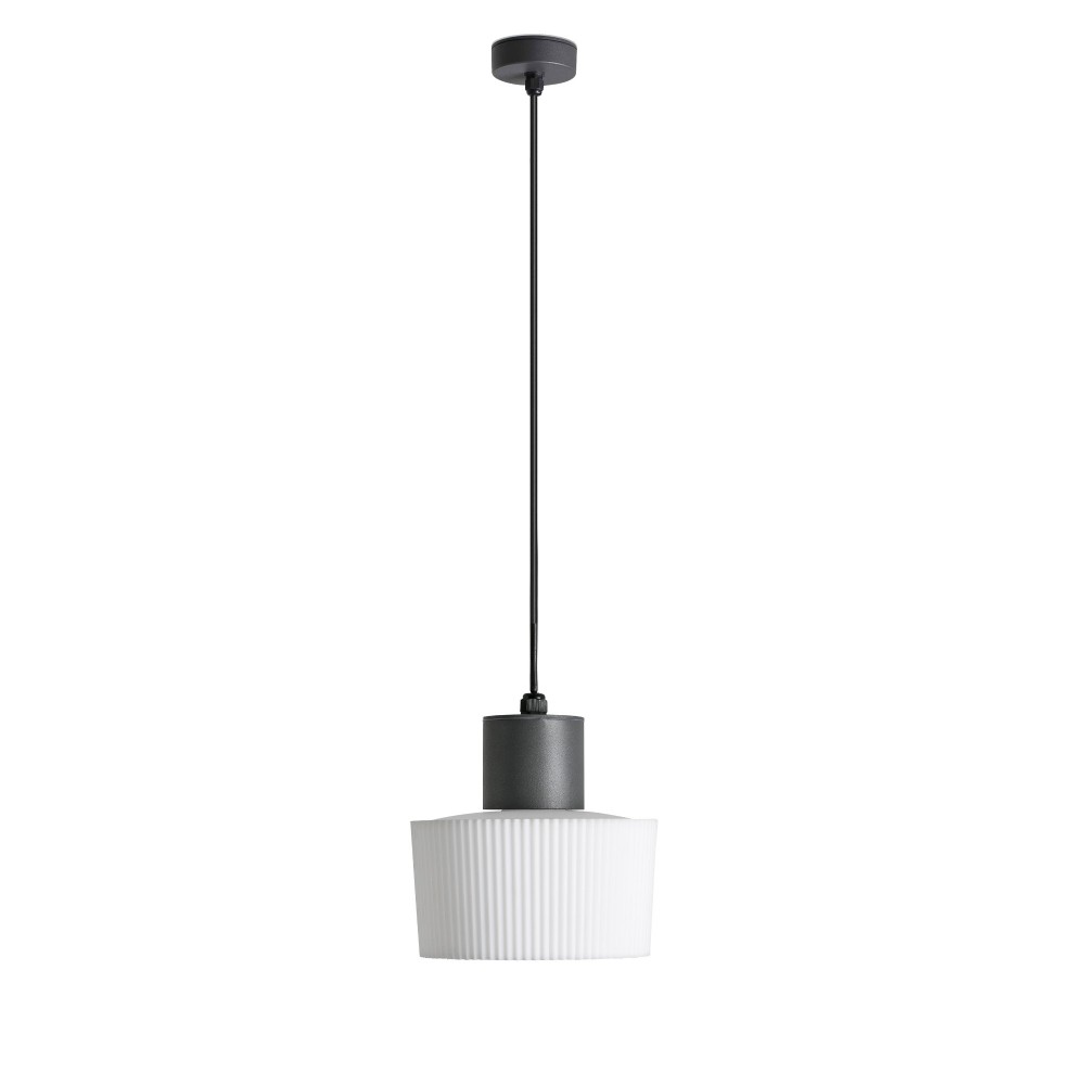 Faro, Faro Muffin Colgante Gris Oscuro 1xE27 Max 15W 74427C-04