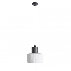 Faro Muffin Colgante Gris Oscuro 1xE27 Max 15W 74427C-04