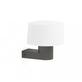 Faro Muffin Aplique Gris Oscuro 1xE27 Max 15W 74432A-04