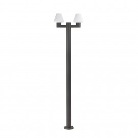 Faro Mistu Farola Gris Oscuro 2xE27 Max 15W 74435F2-02