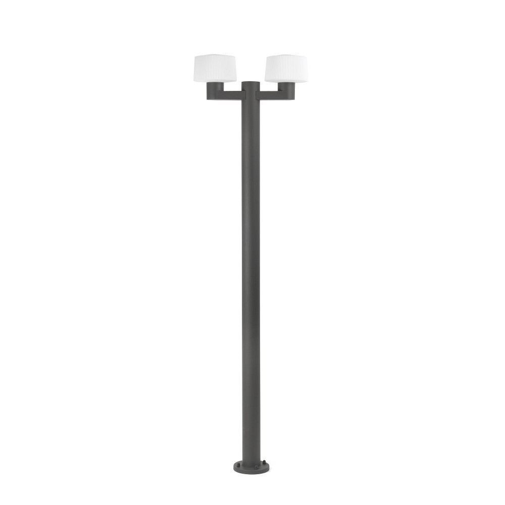 Faro, Faro Muffin Farola Gris Oscuro 2xE27 Max 15W 74435F2-04