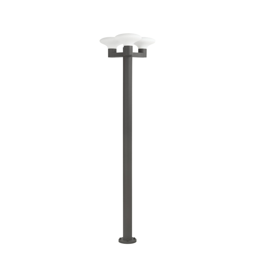 Faro, Faro Blubs Farola Gris Oscuro3xE27 Max 15W 74436F3-03