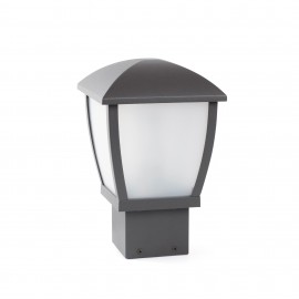 Faro Mini Wilma Sobremuro Gris Oscuro 74997