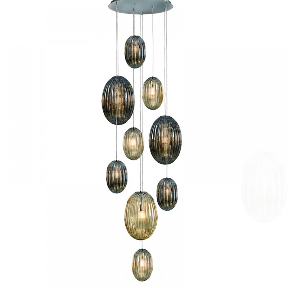 Schuller, Lampara 9L Ovila Smoke Conac 752367