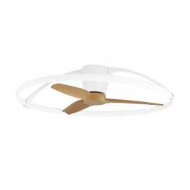 Mantra Ventilador LED - Blanco - Madera Nepal Blanco- Madera 7532