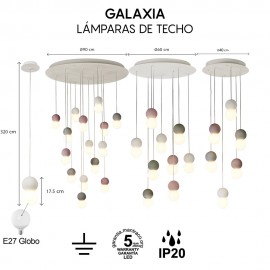 Mantra, Mantra Lampara Galaxia Cemento-rojo 7625