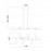 Mantra Lampara 8 Luces Linea Cellar Negro 7631