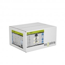 Mantra, Mantra Semi Plafon 4 Luces Cellar Negro 7633