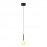 Mantra Lampara 1 Luce Cellar Negro 7634