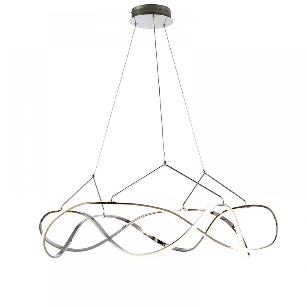 Schuller, Lampara Led Molly 110Ø Cromo Dim 763585D