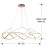 Lampara Led Molly 110Ø Oro Rosa 763592