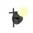 Mantra Aplique 1 Luce Cellar Negro 7636