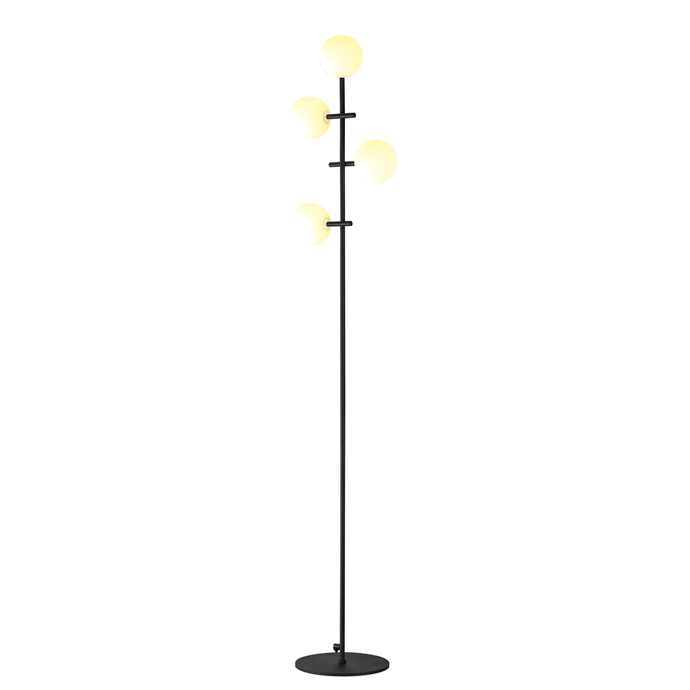 Mantra, Mantra Pie de Salon 4 Luce Cellar Negro 7639