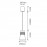 Mantra Lampara 1 Luce Gu10 Pagoda Blanco 7790
