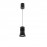 Mantra Lampara 1 Luce Gu10 Pagoda Negro 7791