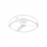 Mantra Ventilador LED Pequeño - Blanco Nepal Mini Blanco 7801