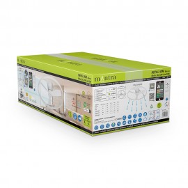 Mantra, Mantra Ventilador LED Pequeño - Blanco Nepal Mini Blanco 7801