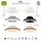 Mantra Plafon-ventilador LED Pequeño - Negro Tibet Mini Negro 7805