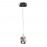 Lampara Led Rocio Cromo 1L Cristal Burbujas 784326