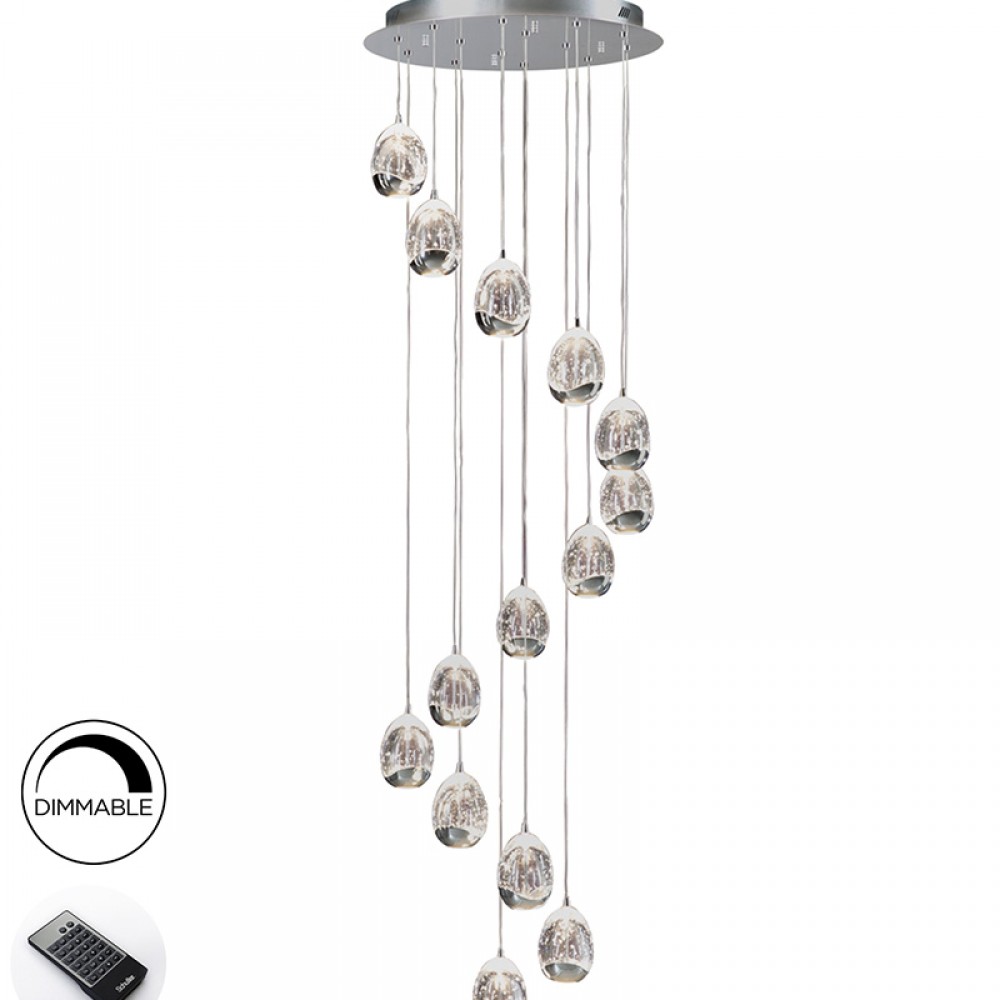 Schuller, Lampara Led Rocio Cromo 14L dimable 785635B