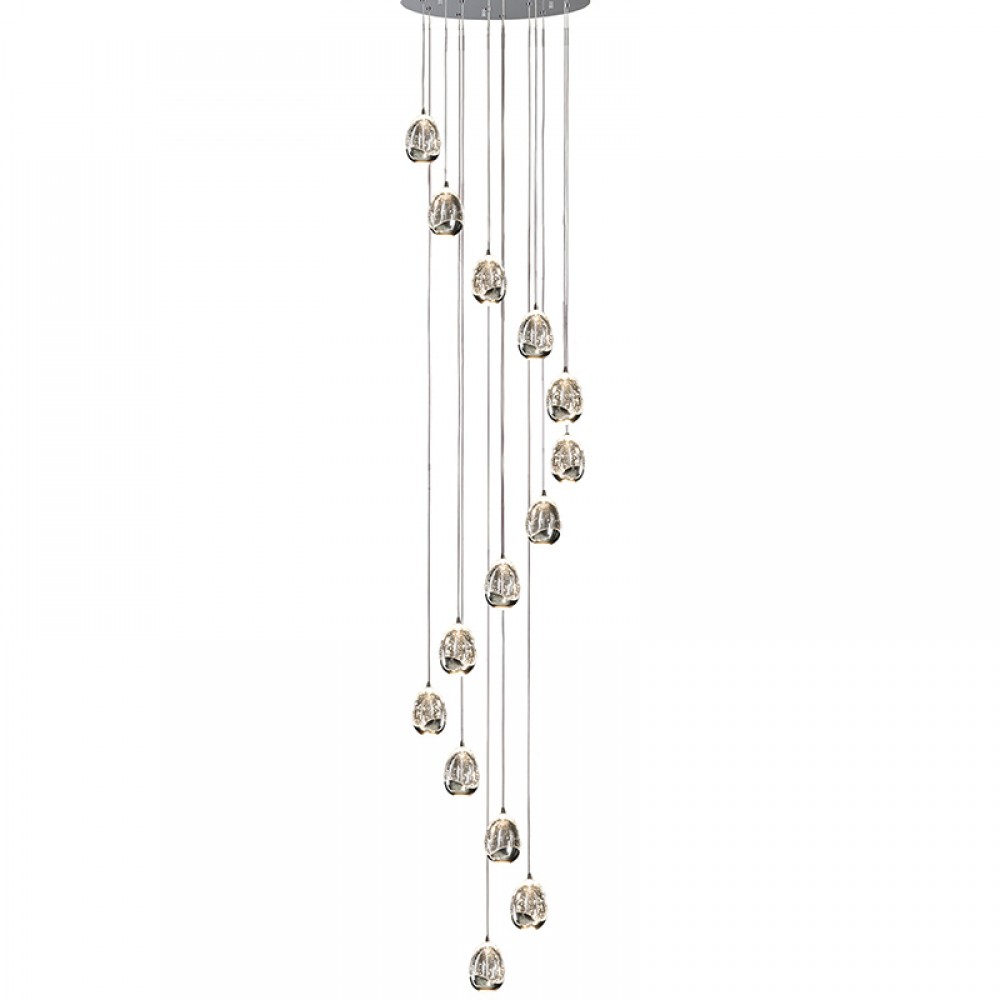 Schuller, Lampara Rocio 14 Luces Cromo 785635GD