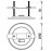 Mantra BASE Empotrada para Colgantes Tek Parts Negro 7856