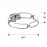 Plafon Led Colette Ø47 Cromo 786485