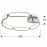 Plafon Led Colette Ø80 Cromo 786577