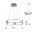 Lampara Led Colette Ø47 Cromo Dim 786645D