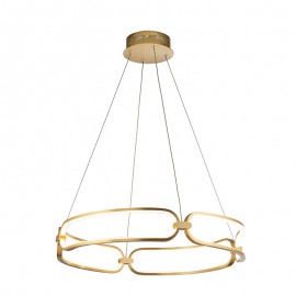 Lampara Led Colette 60Ø Oro Rosa Dim 786716D