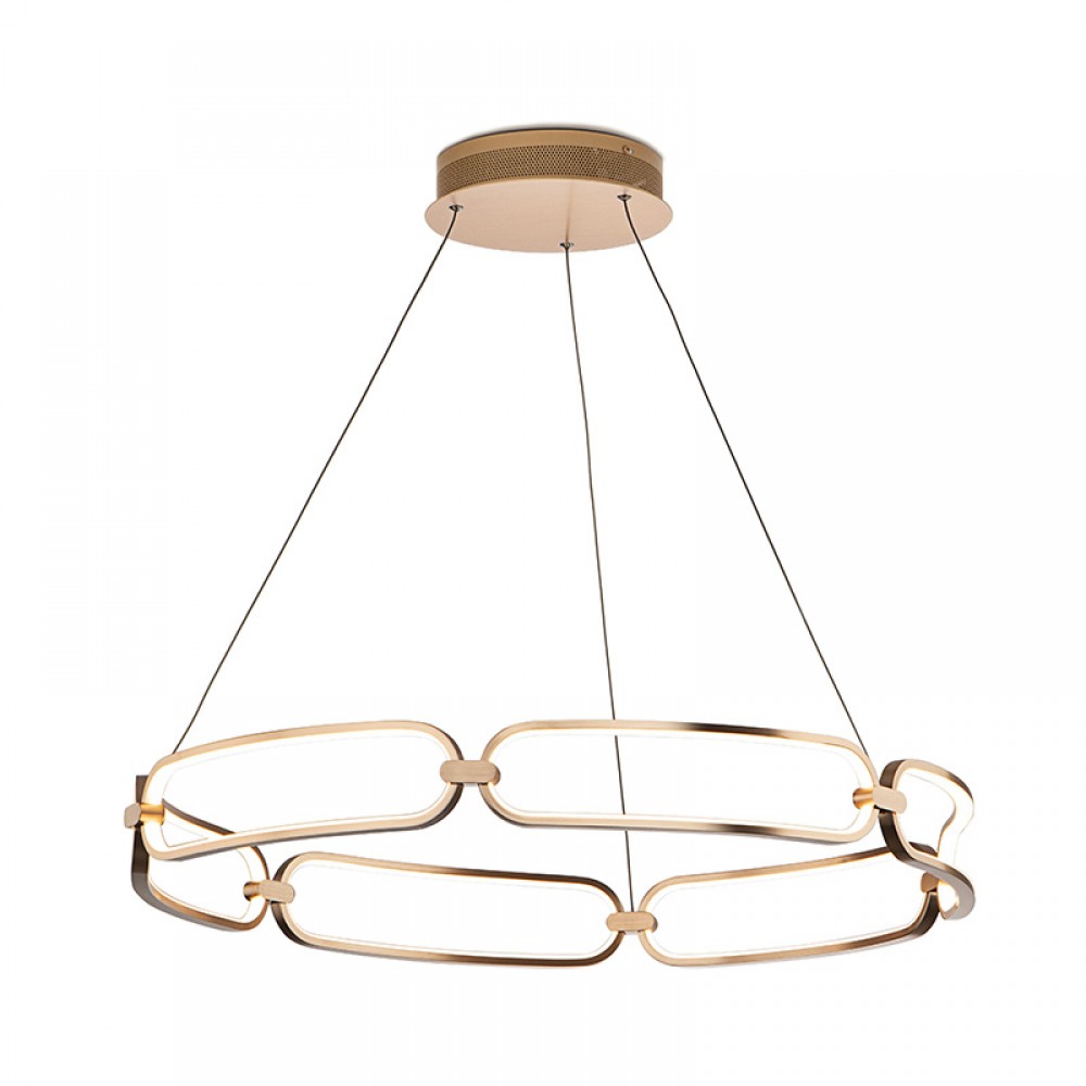 Schuller, Lampara Led Colette Ø80 Oro Rosa Dim 786966D