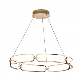 Lampara Led Colette Ø80 Oro Rosa Dim 786966D