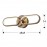 Aplique 2L Led Colette Oro Rosa 787017